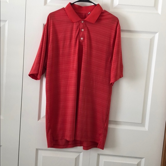 Men’s Golf Shirt Union C.C. Large Orange - Picture 1 of 4